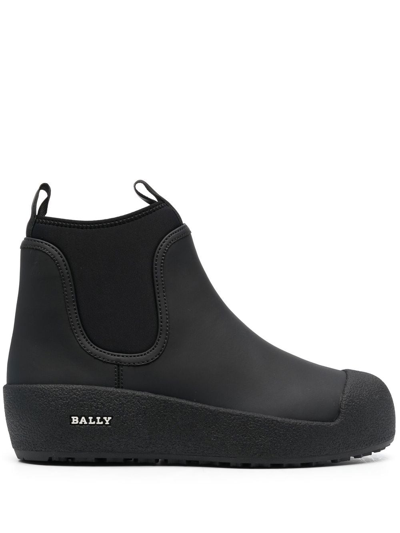 BALLY GADEY FLATFORM ELASTIC-PANEL BOOTS