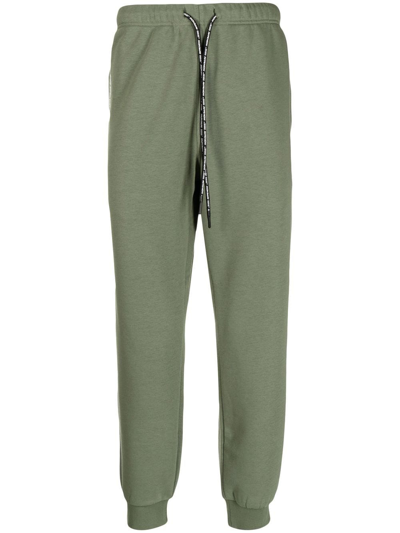 Aape By A Bathing Ape Logo-patch Track Pants In Green