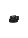 Prada Square Buckle Belt In Nero