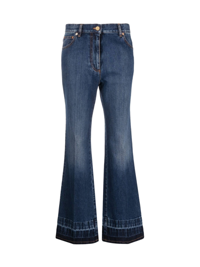 Valentino 5-pocket Jeans In Mediumblue Denim