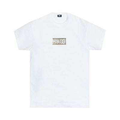 Pre-owned Kith Moroccan Tile Classic Logo Tee 'beige' In White