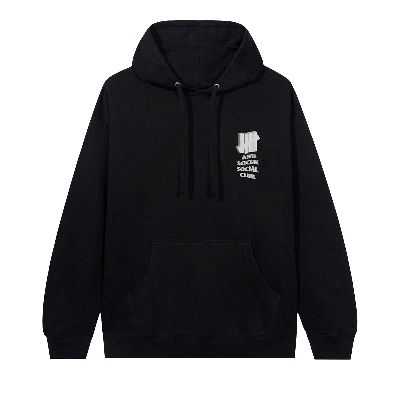 Pre-owned Anti Social Social Club 1st And La Brea Hoodie 'black'