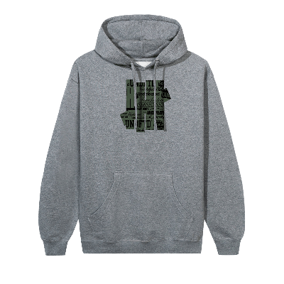 Pre-owned Anti Social Social Club Don Dada Hoodie 'heather Grey'