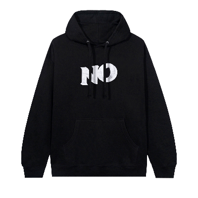 Pre-owned Anti Social Social Club Y/n? Hoodie 'black'