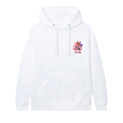 Pre-owned Anti Social Social Club Bouquet For The Old Days Hoodie 'white'