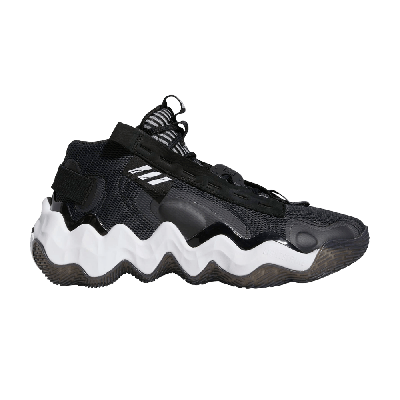 Pre-owned Adidas Originals Candace Parker X Wmns Exhibit B Mid 'carbon White' In Black