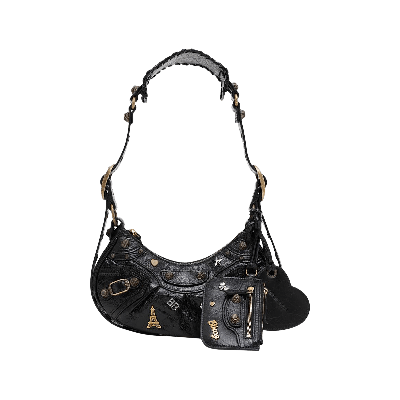 Pre-owned Balenciaga Xs Le Cagole Shoulder Bag 'black'