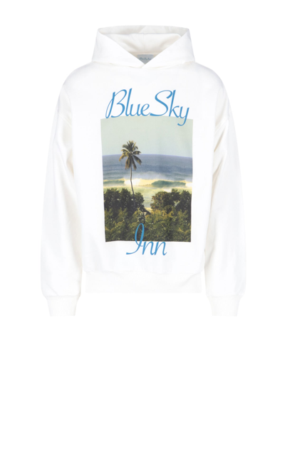 Blue Sky Inn Sweater In White