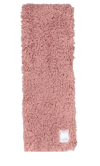 Rokh Faux-fur Logo-patch Scarf In Pink