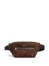 AMI ALEXANDRE MATTIUSSI LEOPARD-PRINT BELT BAG