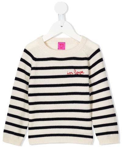 CASHMERE IN LOVE MAISY CASHMERE STRIPED JUMPER