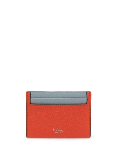 Mulberry Continental Leather Cardholder In Red