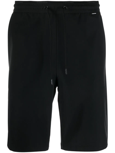 Calvin Klein Drawstring-fastening Shorts In Schwarz