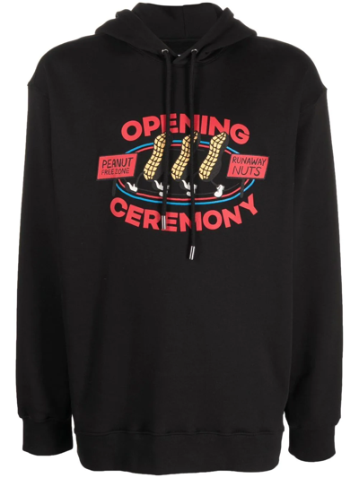 Opening Ceremony Graphic-print Hoodie In Schwarz