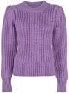 ISABEL MARANT PUFF-SLEEVE KNITTED JUMPER