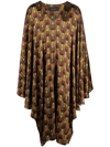 Ozwald Boateng Printed Silk Kaftan In Multi