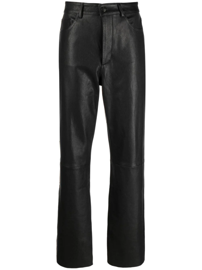 3x1 Sabina Leather Trousers In Schwarz