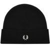 FRED PERRY FRED PERRY BEANIE HAT BLACK
