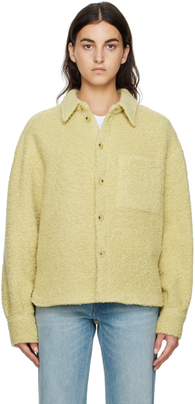 Gauchère Alpaca-blend Bouclé Jacket In Yellow