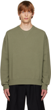 SOLID HOMME KHAKI WOOL SWEATER