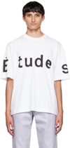 Etudes Studio Logo-print Short-sleeved T-shirt In White