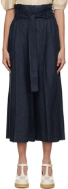 CHLOÉ BLUE BELTED TROUSERS