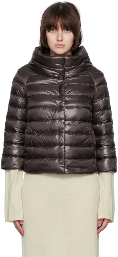 Herno Sofia Quilted Down Jacket In Grey | ModeSens