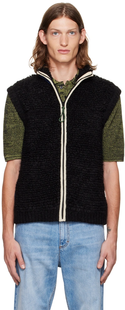 Marni Black Mountain Vest In 00n99 Black