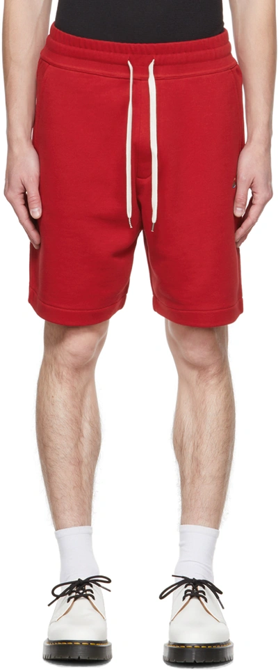 Vivienne Westwood Orb-detail Track Shorts In Red