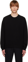 SOLID HOMME BLACK WOOL SWEATER
