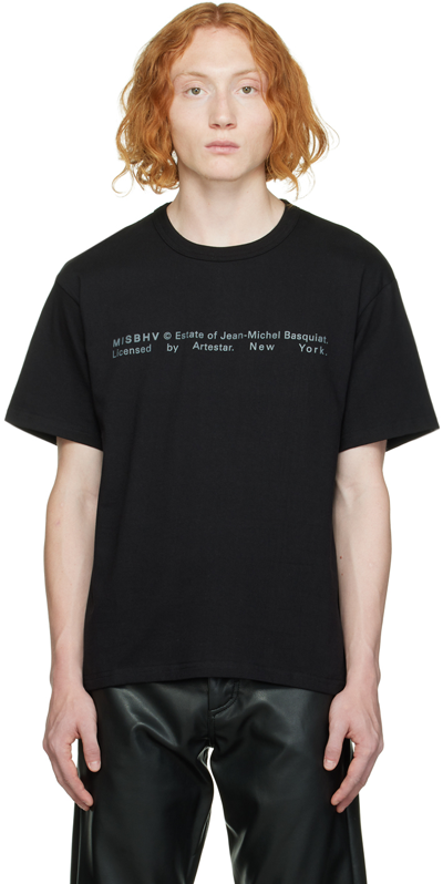 Misbhv Black Jean-michel Basquiat T-shirt