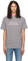 UNIFORM EXPERIMENT BLACK & WHITE STRIPED T-SHIRT