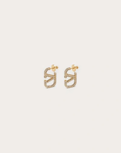 Valentino Garavani Vlogo Signature Metal Earring Woman Gold Uni