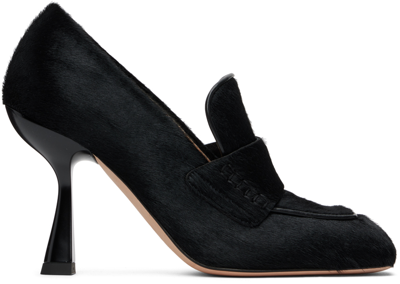 Sportmax Black Glizia Heels In 005 Black