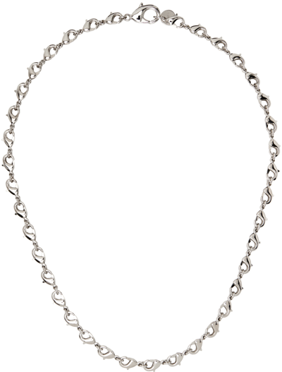 D'heygere Silver Clasp Necklace