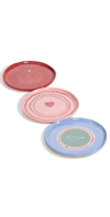 Laetitia Rouget Je T'aime Jewelry Plate Set Multi In Multi