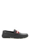 Bally Pearce Stripe-trim Detail Loafers In Black