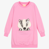 Wauw Capow By Bangbang Tulla Sweatshirt Dress In Pink