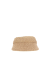 Helen Kaminski Kirsten Iconic Raffia Braid Visor In Nougat/gumblossom