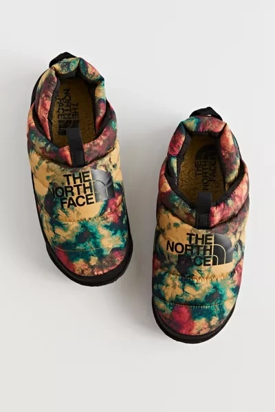 The North Face Nuptse Mule In Green Multi