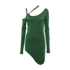 Jw Anderson Synthetic Fibers Dress In Emerald