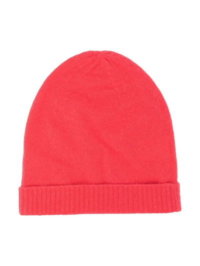 Cashmere In Love Kids' Darla Cashmere Beanie In Red