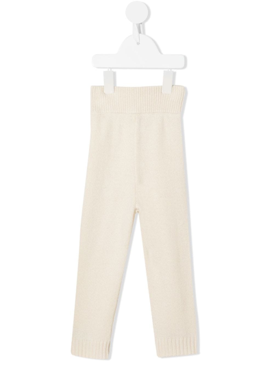 Cashmere In Love Dixie Cashmere Trousers In White