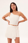 Girlfriend Collective Ivory Bianca One Shoulder Tank