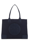 Tory Burch Ella Tote Bag In Black Leather