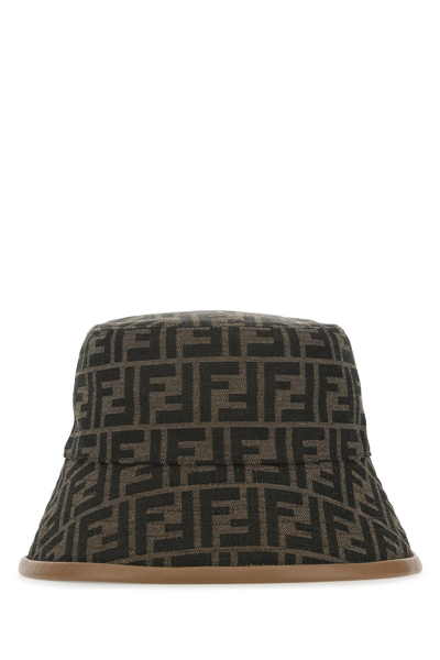 Fendi Embroidered Polyester Blend Bucket Hat Printed  Uomo S In Multicolor