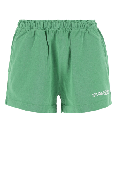 Sporty &amp; Rich Disco Disco Shorts In Green