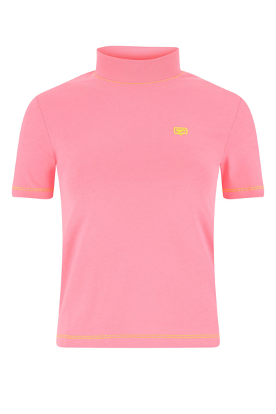 Chiara Ferragni Pink Cotton T-shirt Pink  Donna S