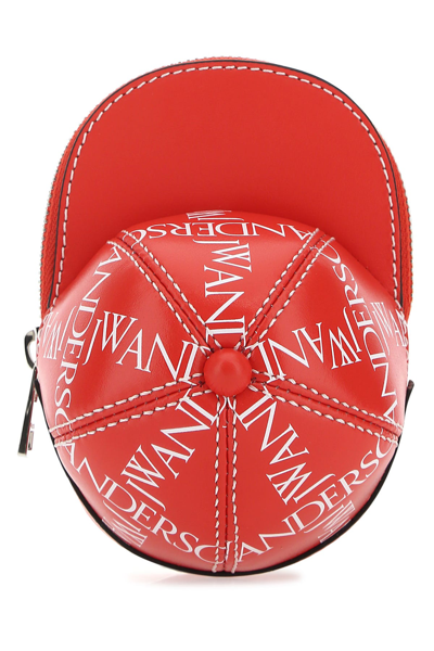 Jw Anderson Nano Cap Bag In Red