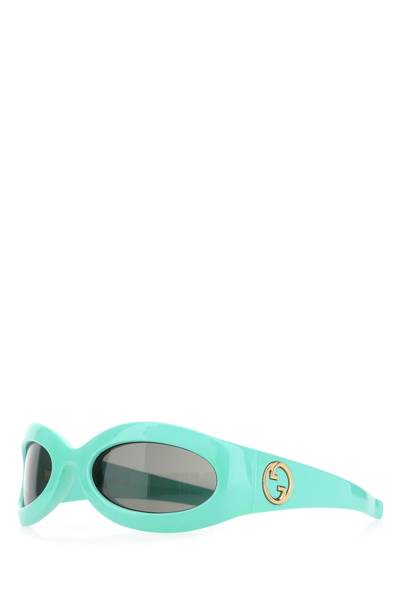 Gucci Turquoise Acetate Sunglasses Lightblue  Donna Tu
